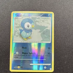 Pokemon Piplup Diamond & Pearl 93/130 Reverse Holo Common 2007 60 HP English - Image 1