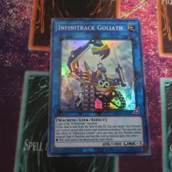 Yu-Gi-Oh! Infinitrack Goliath INCH-EN010 1st Edition Super Rare NM - Image 1