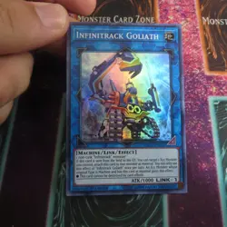 Yu-Gi-Oh! Infinitrack Goliath INCH-EN010 1st Edition Super Rare NM - Image 2