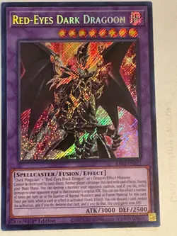 YUGIOH- 1x- Red-Eyes Dark Dragoon - RA02-EN021 - Prismatic Secret - 1st Edition - Image 1