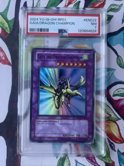 PSA 8 Gaia The Dragon Champion RP01-EN022 YuGiOh Retro Pack 2024 - Image 1