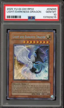 Yu-Gi-Oh! Light And Darkness Dragon Retro Pk. 2 Secret Rare RP02-EN095 PSA 10 - Image 1