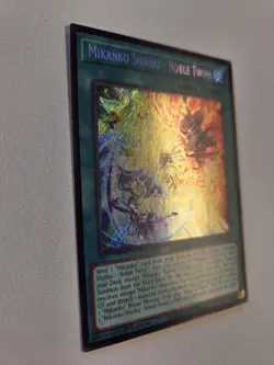 Mikanko Shinbu - Noble Twins MZMU-EN019 Secret Rare Yugioh Maze of Muertos Mint - Image 2