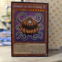 Yugioh! 1x Pumpking the King of Ghosts MZMU-EN061 Secret Rare 1st Ed NM - Image 1