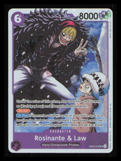 Rosinante & Law EB04-038 OP14 One Piece The Azure Sea's Seven NM TCG - Image 1