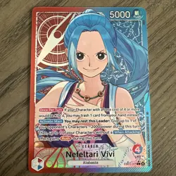 One Piece EB03-001 Nefeltari Vivi (L) Leader Alt Art Heroines Edition Alternate - Image 1