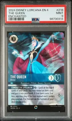 2024 DISNEY LORCANA EN 4-URSULA'S RETURN 218 THE QUEEN - DIVINER ENCHANTED - Image 1