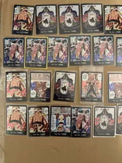 One Piece Don!! Foil Lot 29 cards. 1 sealed! - Image 2