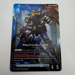 Psycho Gundam - GD02-001 LR Gundam Card Game - Near Mint/Mint - Image 1