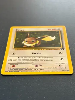 Eevee 55/82 Team Rocket 2000 Regular Common LP-NM Vintage Pokemon Card - Image 2
