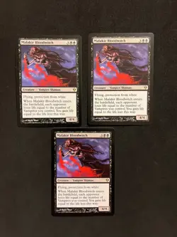 Malakir Bloodwitch x3 [Zendikar ] Magic MTG Cards LP - Image 1