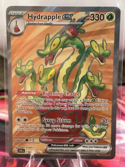 Pokemon TCG Hydrapple EX Stellar Crown Holo Ultra Rare Card 156/142 - Image 1