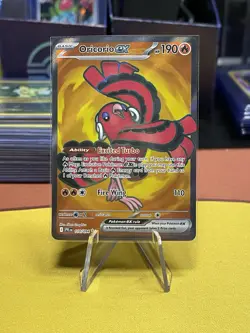 Pokemon Oricorio EX Holo Basic Card 110/094 PFLN English Fire NM - Image 1