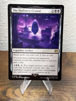 The Darkness Crystal - MTG Final Fantasy #0096 - Pack Fresh Near Mint - Image 1