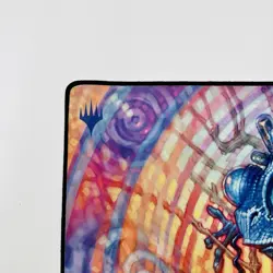 Signed Psychic Frog Playmat Artist Chuck Lukacs MTG Borderless New Limited Rare - Image 2