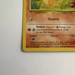 Pokemon Charmander 50 HP Common 46/102 Base Set 1999 Wizards English TCG Card - Image 5