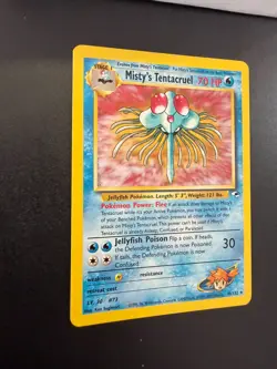 Pokemon TCG Misty's Tentacruel Holo Rare Card 10/132 Gym Heroes - Image 2