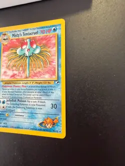 Pokemon TCG Misty's Tentacruel Holo Rare Card 10/132 Gym Heroes - Image 3