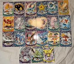 NM/GOOD Pokemon 1999 Topps TV Animation Edition Card Lot Of 21 - Image 1