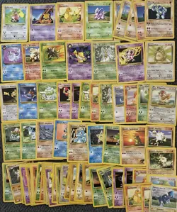 Collection Bulk E-Reader Base Gym Pokemon Cards Vintage Lot HP-DMG - Image 1