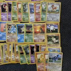 Collection Bulk E-Reader Base Gym Pokemon Cards Vintage Lot HP-DMG - Image 4