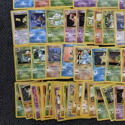 Collection Bulk E-Reader Base Gym Pokemon Cards Vintage Lot HP-DMG - Image 5
