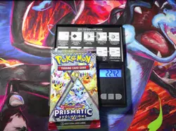 HEAVY! GOD PACKUUU 22.42g Prismatic Evolutions Pokemon TCG Booster (SEALED) - Image 1