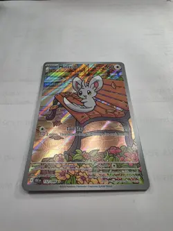 Pokemon Minccino 152/086 SV Black Bolt Illustration Rare Card NM Condition - Image 1