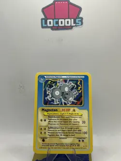 2004 funskool india Magneton Pokemon Trading Card Rare moderate play - Image 1