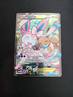 Sylveon EX RC32/RC32 Holo Rare Ultra Generations 2016 Pokemon TCG Hp - Image 1