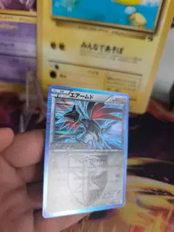 Pokemon Card Holo Skarmory Panzaeron BW Promo Team Plasma Stamp japanese Exc-NM - Image 4