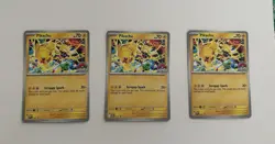 Pokemon Pikachu World Championships 2025 Promo SVP 225 Set of 3 - Image 1