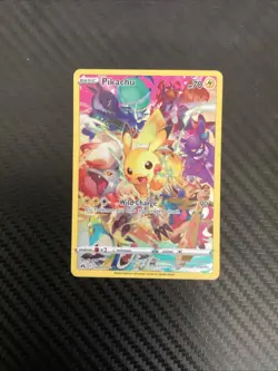 Pokemon TCG Pikachu (Secret) Secret Rare Crown Zenith 160/159 NM Near Mint - Image 1