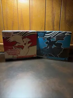 Pokemon TCG Black Bolt and White Flare ETB Bundle New and Sealed - Image 1
