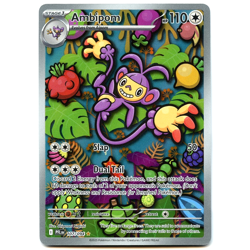 Ambipom | 107 | Pokemon, Phantasmal Flames, PFL, Illustration Rare - Image 1
