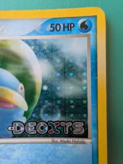 2005 Pokemon EX Deoxys Lotad #35/107 Holo MP/HP - Image 3