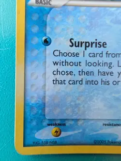 2005 Pokemon EX Deoxys Lotad #35/107 Holo MP/HP - Image 5