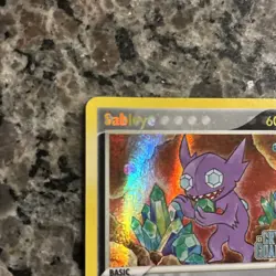 Pokemon Sableye 10/100 Crystal Guardians Reverse Holo Rare 60 HP - Image 3