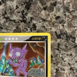 Pokemon Sableye 10/100 Crystal Guardians Reverse Holo Rare 60 HP - Image 4