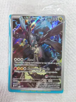 2026 N's Zekrom 031 MEP Ascended Heros ETB Promo Pokemon Center Stamp SEALED - Image 2