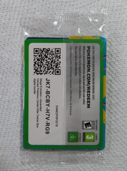 2026 N's Zekrom 031 MEP Ascended Heros ETB Promo Pokemon Center Stamp SEALED - Image 3