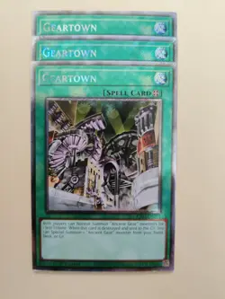 3x Yu-Gi-Oh! Geartown RA03-EN203 Platinum Secret Rare 1st Edition NM/LP - Image 1