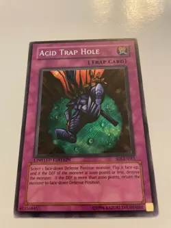 Acid Trap Hole - SOI-ENSE1 - Secret Rare - Limited Edition - MP - YuGiOh! - Image 3