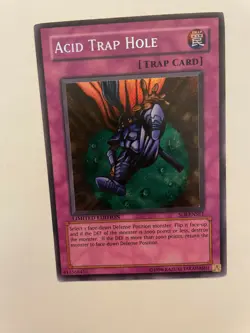 Acid Trap Hole - SOI-ENSE1 - Secret Rare - Limited Edition - MP - YuGiOh! - Image 4