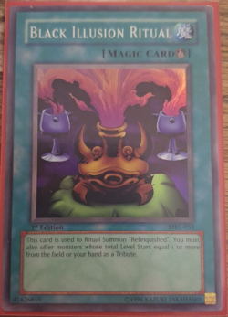 Black Illusion Ritual MRL-051 Magic Ruler 1st Edition + Relinquished MRL-029 LP - Image 1
