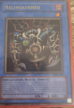 Black Illusion Ritual MRL-051 Magic Ruler 1st Edition + Relinquished MRL-029 LP - Image 2