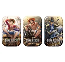 One Piece Card Game Carrying On His Will OP13 X3 Mini Tin TS02 Eng Complete Set - Image 1