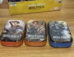 One Piece Card Game Carrying On His Will OP13 X3 Mini Tin TS02 Eng Complete Set - Image 2