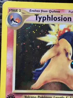 Typhlosion Holo 1st Edition Rare Card Neo Genesis 17/111 - Image 2