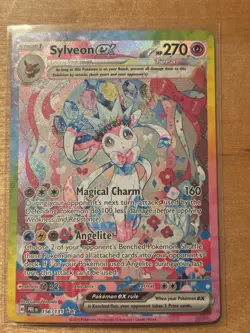 Pokemon Sylveon EX Tera Full Art Holo Rare Card 156/131 HP 270 - Image 1